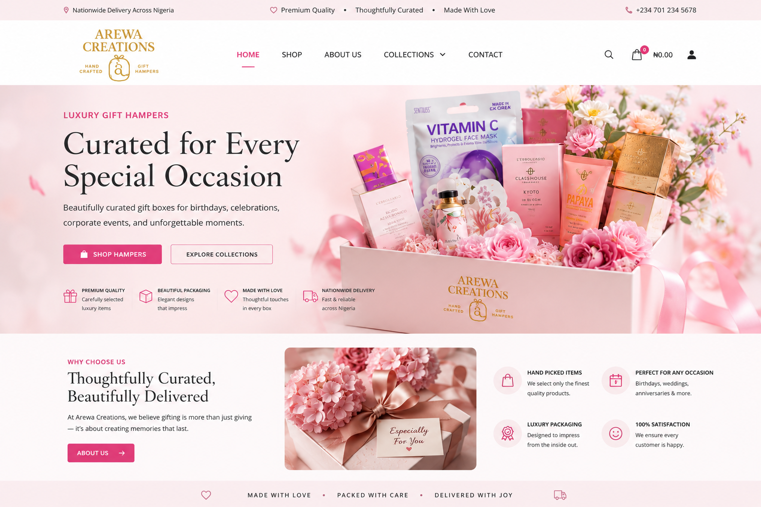 Gift Brand Website