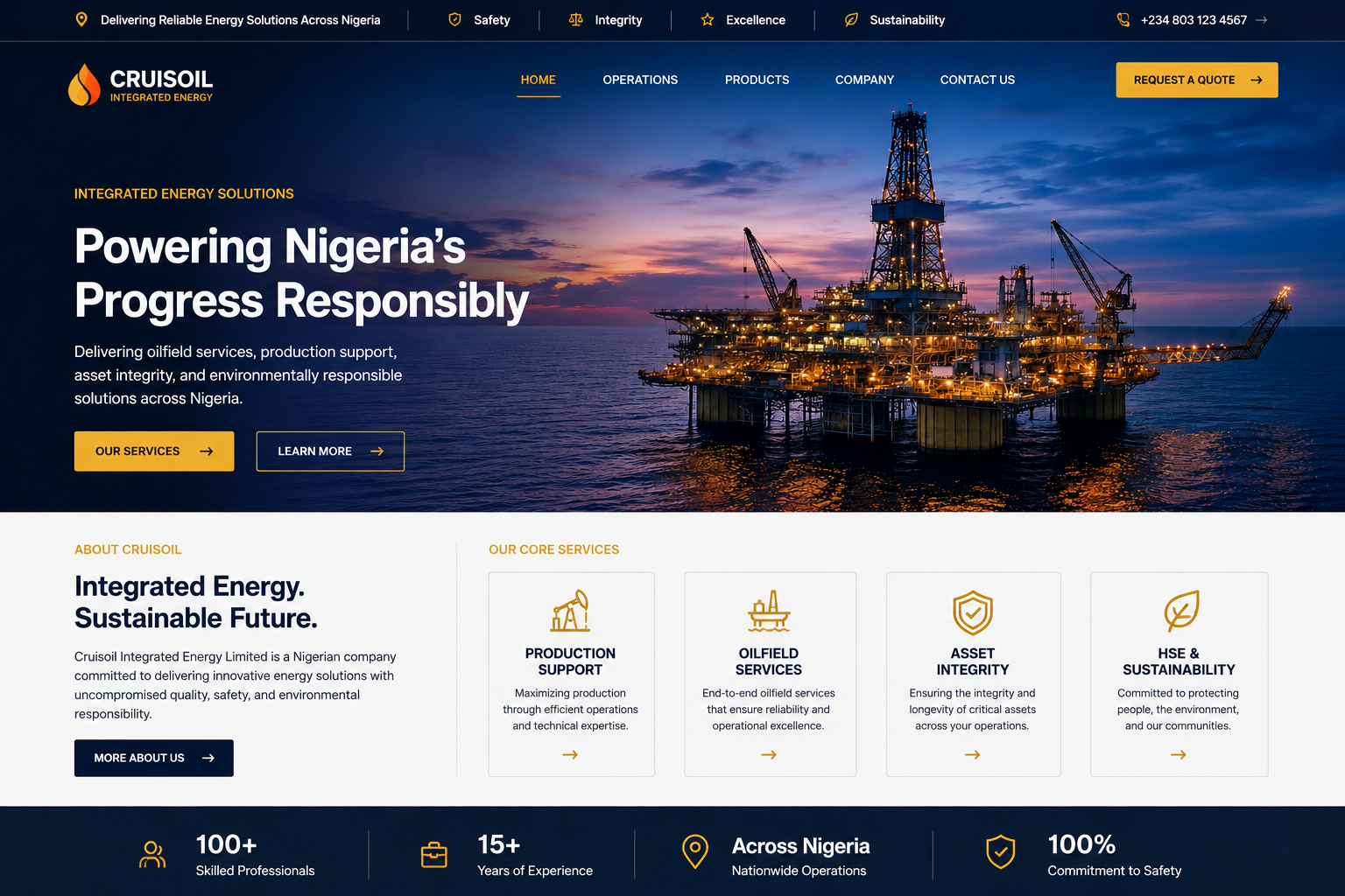 Oil and Gas Website